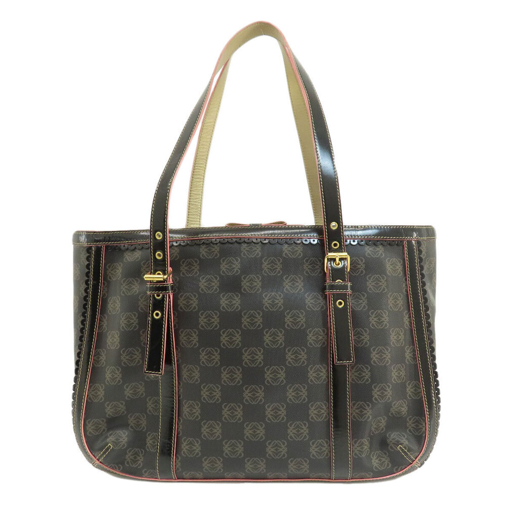 Loewe Bag 2way Anagram Tote Black